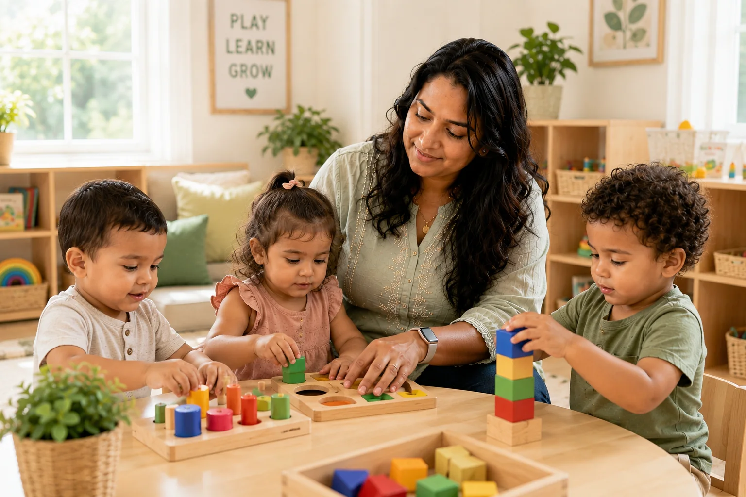 Toddler program 1 to 3 years in Eastvale at Tiny Treasures Daycare